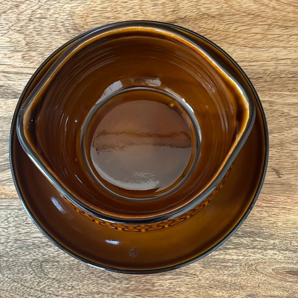 🤎VTG Cambrian Stoneware Sauce Dish, Made in Japan - Picture 2 of 6